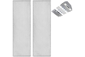 NBPLUS S99010370 Range Hood Filter for Broan PM250, PM390, 99010370, 2002603, B08087922, AP5950107, SB08087661, Aluminum Grease Filters, Range Hood Replacement Parts Easy Install