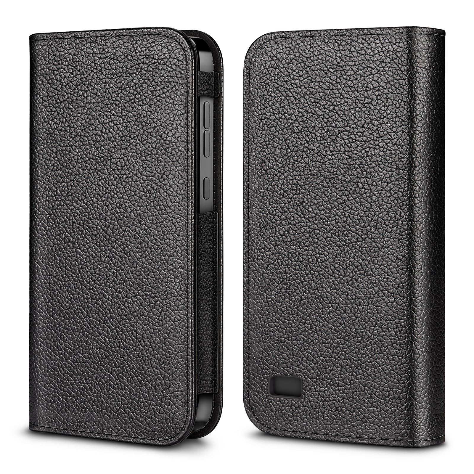 MEDMAX PU Leather Protective Case for Omnipod 5, Lightweight Protective Diabetic Storage Carrying Case for Omnipod 5 Device (Black) — image 1