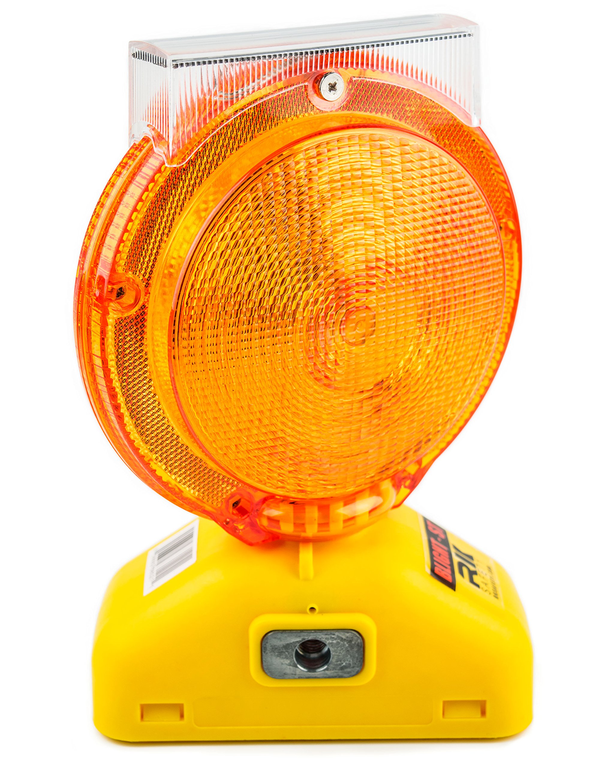 (One Ea) RK Safety BLIGHTST Solar Rechargeable Barricade Amber LED