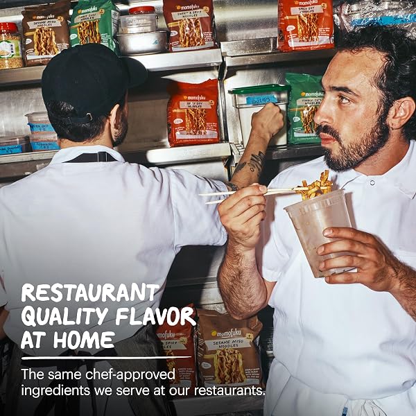 MOMOFUKU SOY & SCALLION RAMEN NOODLES BY DAVID CHANG, 4 PACK OF RESTAURANT QUALITY INSTANT NOODLES NOW WITH MORE SAUCE & 10G OF PROTEIN