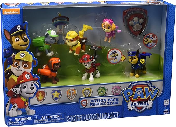 paw patrol action pack rescue team