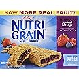 Kellogg's, Nutri-Grain Breakfast Bars, Mixed Berry, 8 Count, 13oz Box (Pack of 4)