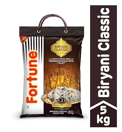 Fortune Biryani Classic Basmati Rice, 5kg