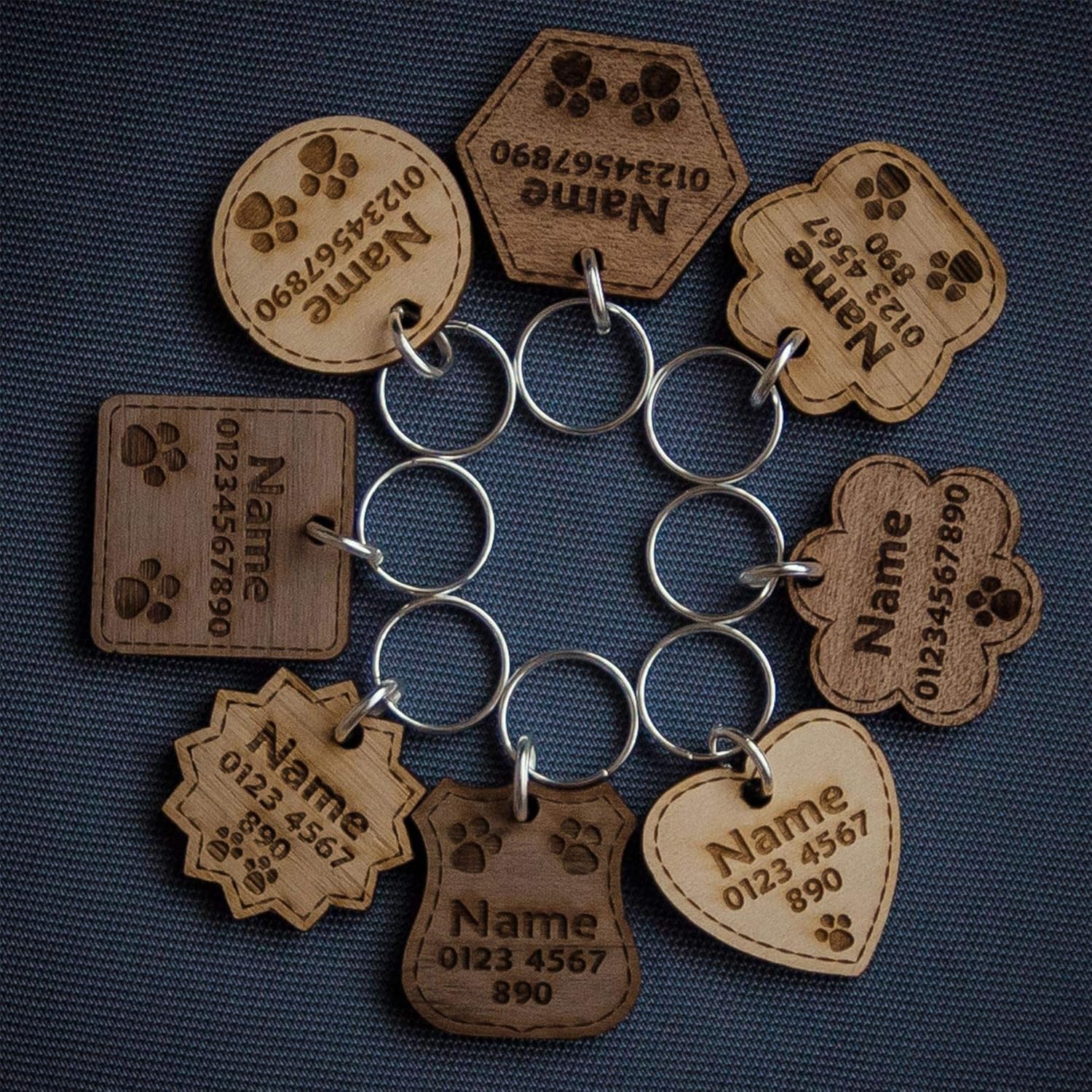 Medaglietta solidale con incisione personalizzata per cane/gatto Colore cuore ac