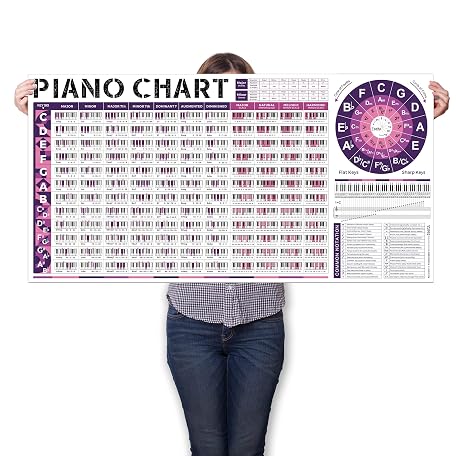 Mua Guitar Chord Scale and Piano Chords Chart Poster of Chords | Scales ...