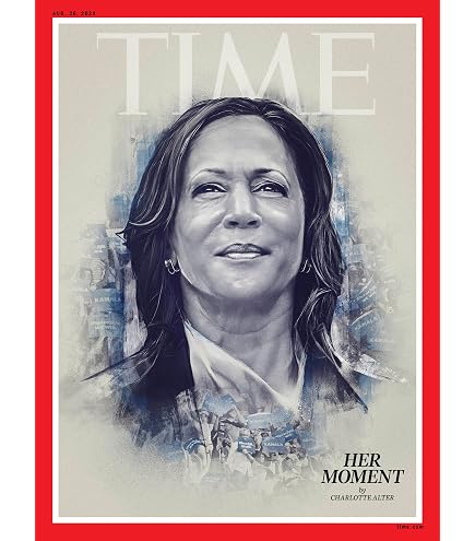 Kamala Harris For President 2024, Autentica Moneta Da 50 Cent JFK, Non Circolata
