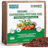 Back to The Roots Organic Coir, 51 Quart Expanding Soil, Great for Seeds and Potting