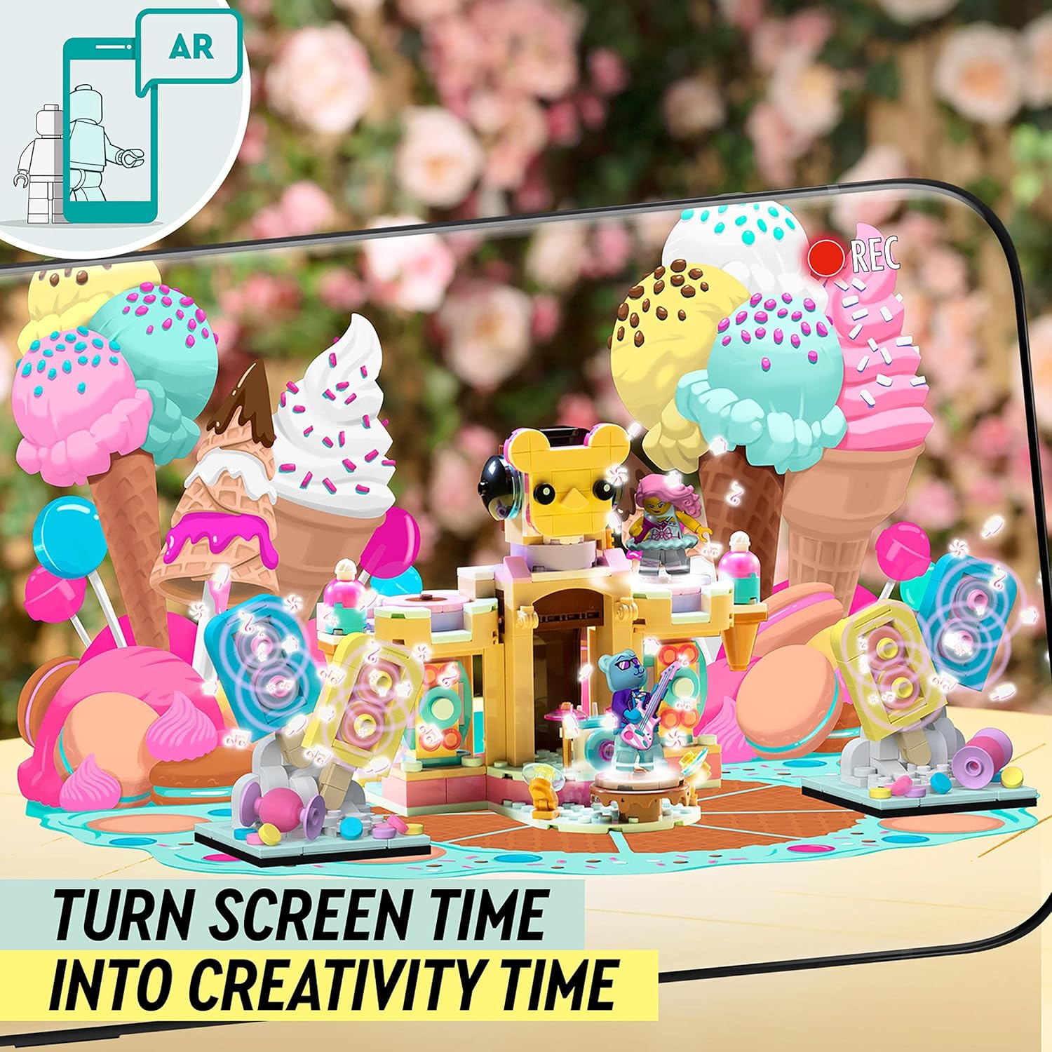 LEGO 43111 VIDIYO Candy Castle Stage BeatBox Music Video Maker Musical Toy for Kids Augmented Reality Set including App - Image 3