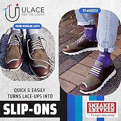 uLace Slims No-Tie Shoelaces - Elastic Shoe Laces