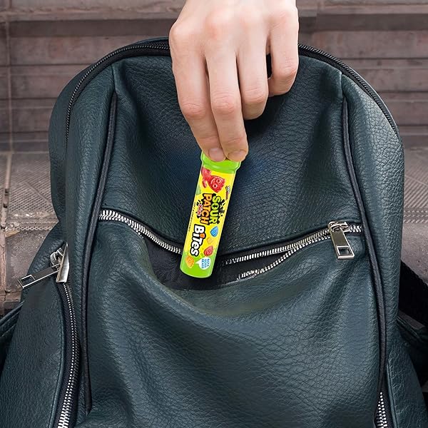 SOUR PATCH KIDS BITES SOFT & CHEWY GUMMY CANDY, BULK CANDY, 12-1.8 OZ TUBES