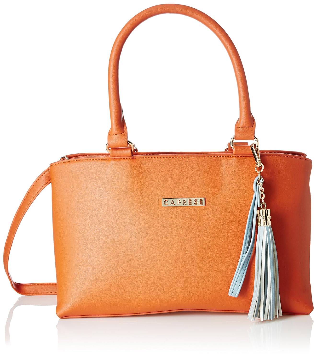 caprese shally women's satchel (orange)