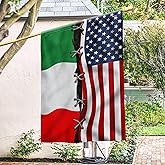 FLAGWIX American Flag, Italian American Flag - 4th of July, Independence Day Decorations For Home, Inside, Outside House Flag 30x40 - USA Flags Premium Polyester, Decorative Indoor Outdoor Flag