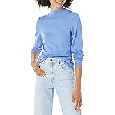 Amazon Essentials Women's Lightweight Mockneck Sweater (Available in Plus Size)