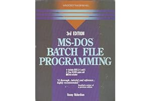 MS-DOS Batch File Programming