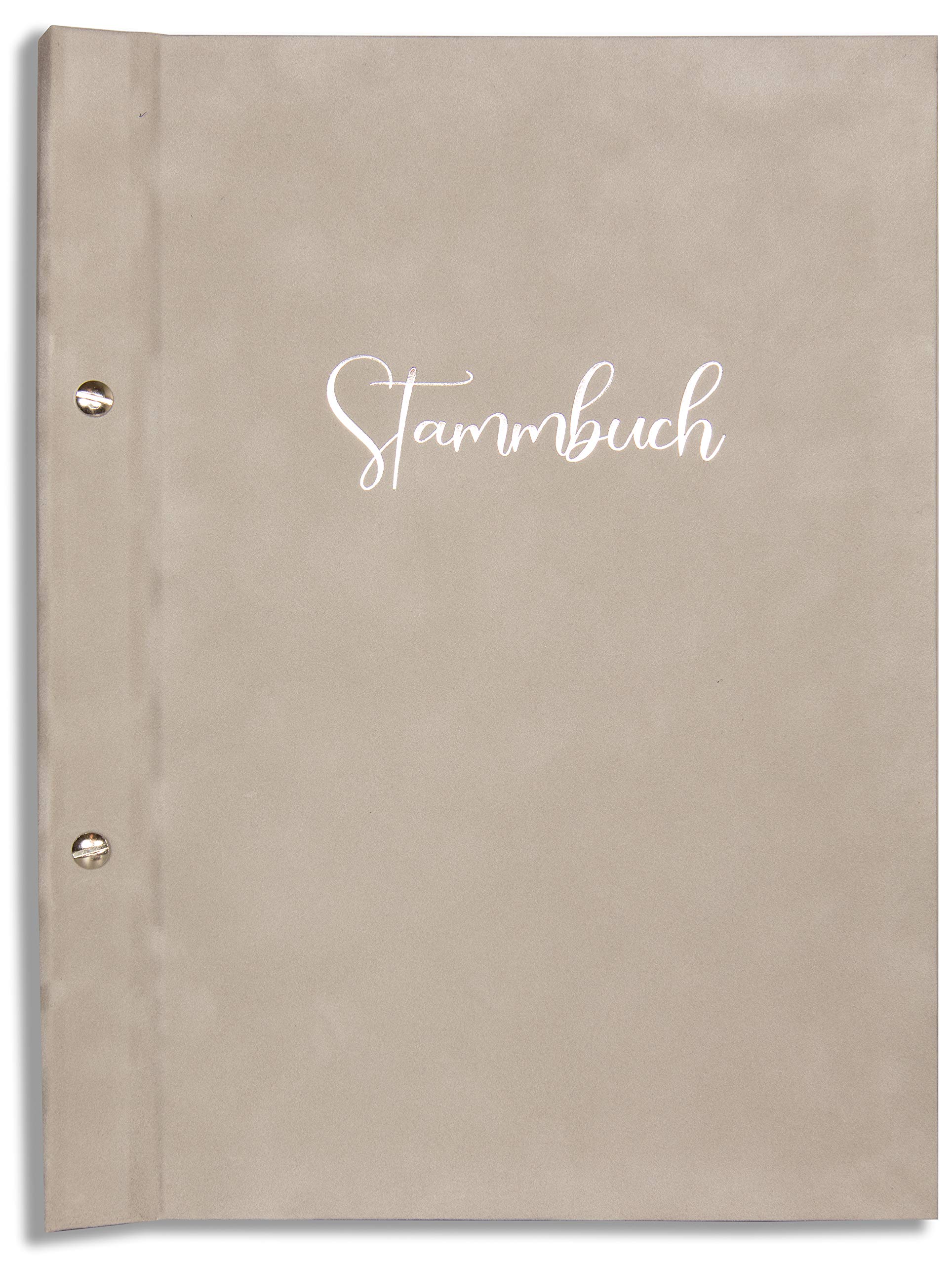 A4 Family Book Persique Light Grey with 11 Pockets