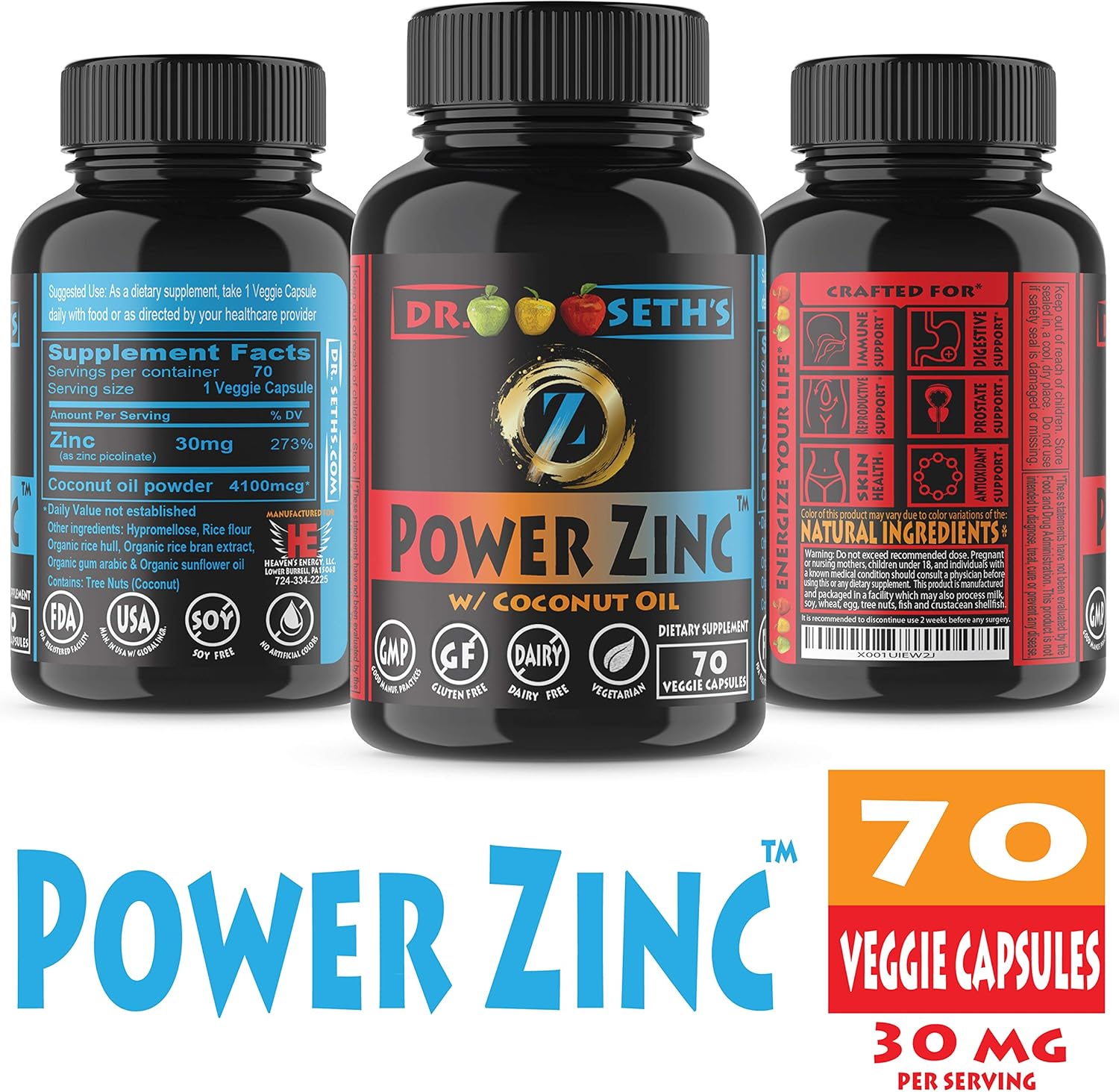 Zinc Supplement in Organic Sunflower Oil & Coconut Oil~ Zinc Picolinate Supplements Now Compare to: 50mg 100mg 25mg 10mg Code Capsules, Pure Liquid Chelated Gluconate Orotate Raw Vegan Vitamin 50 mg: Health & Personal Care