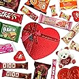 Heart Shaped Snack Box for Mothers Day 20 Pcs, Exotic International Snack Gift Box for Loved Ones