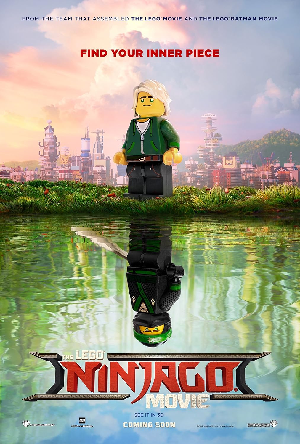 The LEGO Ninjago Movie Poster Limited Print Photo Jackie Chan, Dave Franco Size 24x36 #1