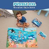 BONNYCO Giant Ocean Animals Floor Puzzle 48 Large Pieces 36.2 x 24.4 in view 2