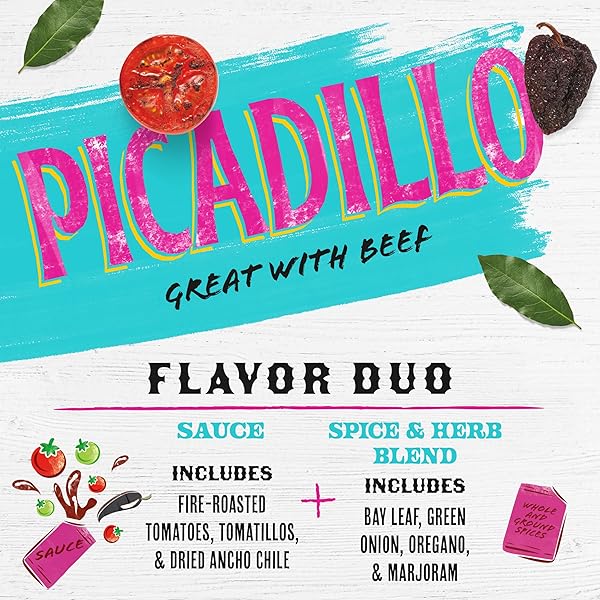 MEZCO PICADILLO FLAVOR DUO, SAUCE, SPICE AND HERB BLEND, MEAL PREP KIT, 6.24 OZ
