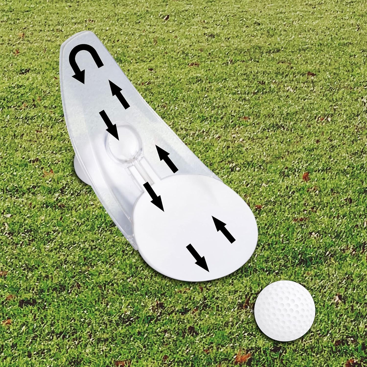 H&B Luxuries Golf Pressure Putt Trainer，foldable training aid tool for Indoor and Outdoor Golf Putting Practice PPT01 : Sports & Outdoors