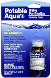 Potable Aqua Water Purification Treatment (50 Tablets) - Portable Emergency Drinking Water and Water for Camping