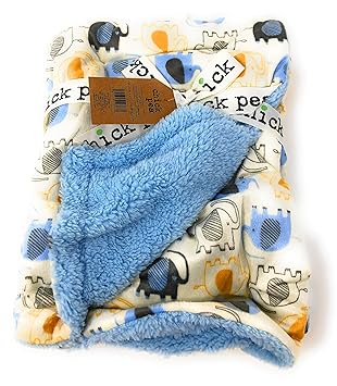chick pea baby blanket elephant