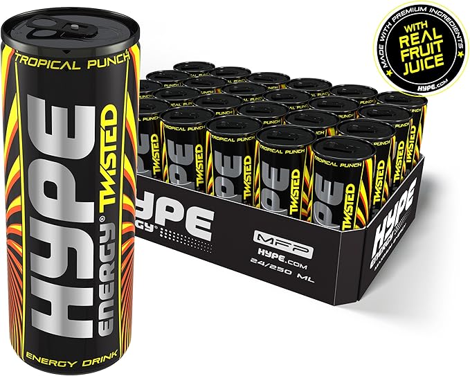 Hype Energy Drinks Hype Energy Twisted 250ml Tropical Punch Fruit Drink