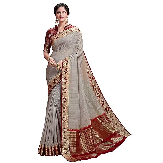 Shaily Silk Blend Kanjeevaram Saree[R_22051NAZRANASR01_Red]