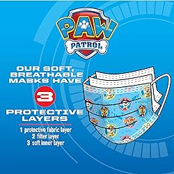 Children’s Single Use Face Mask, Paw Patrol, 14