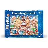 Ravensburger Sweet Christmas Treats &ndash; 200 Piece Jigsaw Puzzle for Kids | A Cozy Holiday Delight! | Warm Cups of Cocoa, Marshmallows &amp; Gingerbread Fun | Durable &amp; Kid-Friendly Pieces