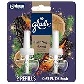 Glade PlugIns Scented Oil 2 Refills, Air Freshener, Fall Night Long, 1.34 fl oz, Pack of 2