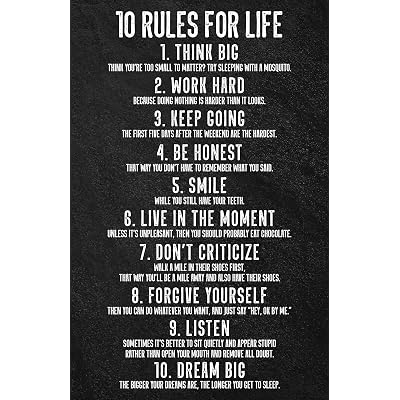 Bannière Gym Rules - Décor Mural Grand Format Pour Salle De Sport à La Maison