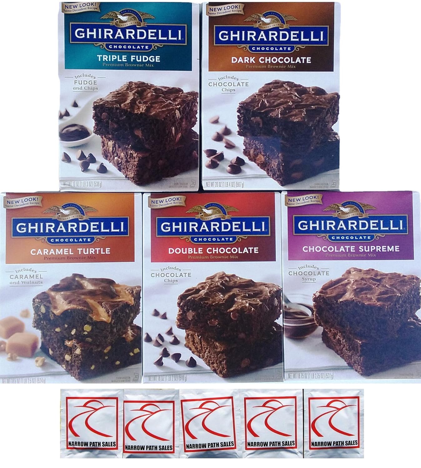 ghirardelli chocolate supreme brownie mix calories