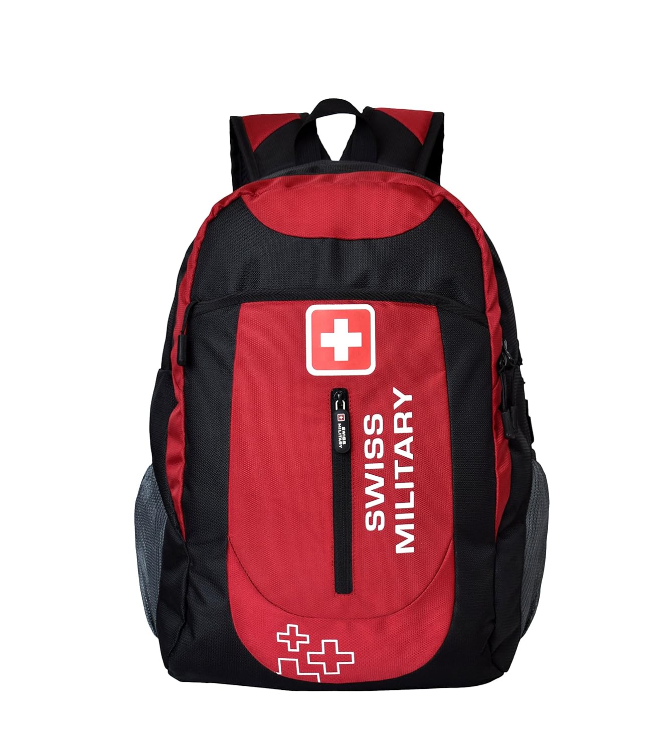 swiss military polyester 25 ltrs black laptop backpack