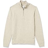 Amazon Essentials Men's Long-Sleeve Soft Touch Quarter-Zip Sweater