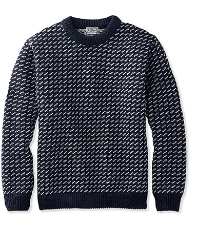 L.L.Bean Heritage Sweater, Norwegian Crewneck 259447