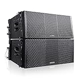Sound Town ZETHUS Pair of Dual 10-inch Powered Line