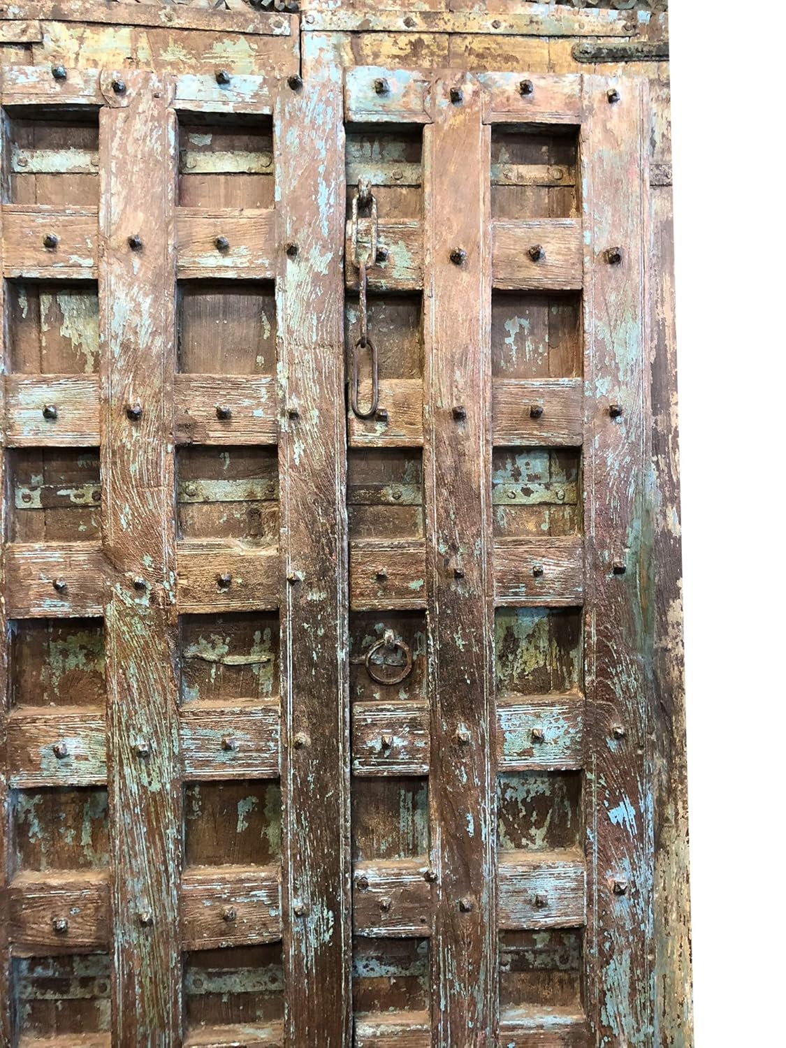 Amazon Com Mogul Interior Antique Rustic Teak Barn Door