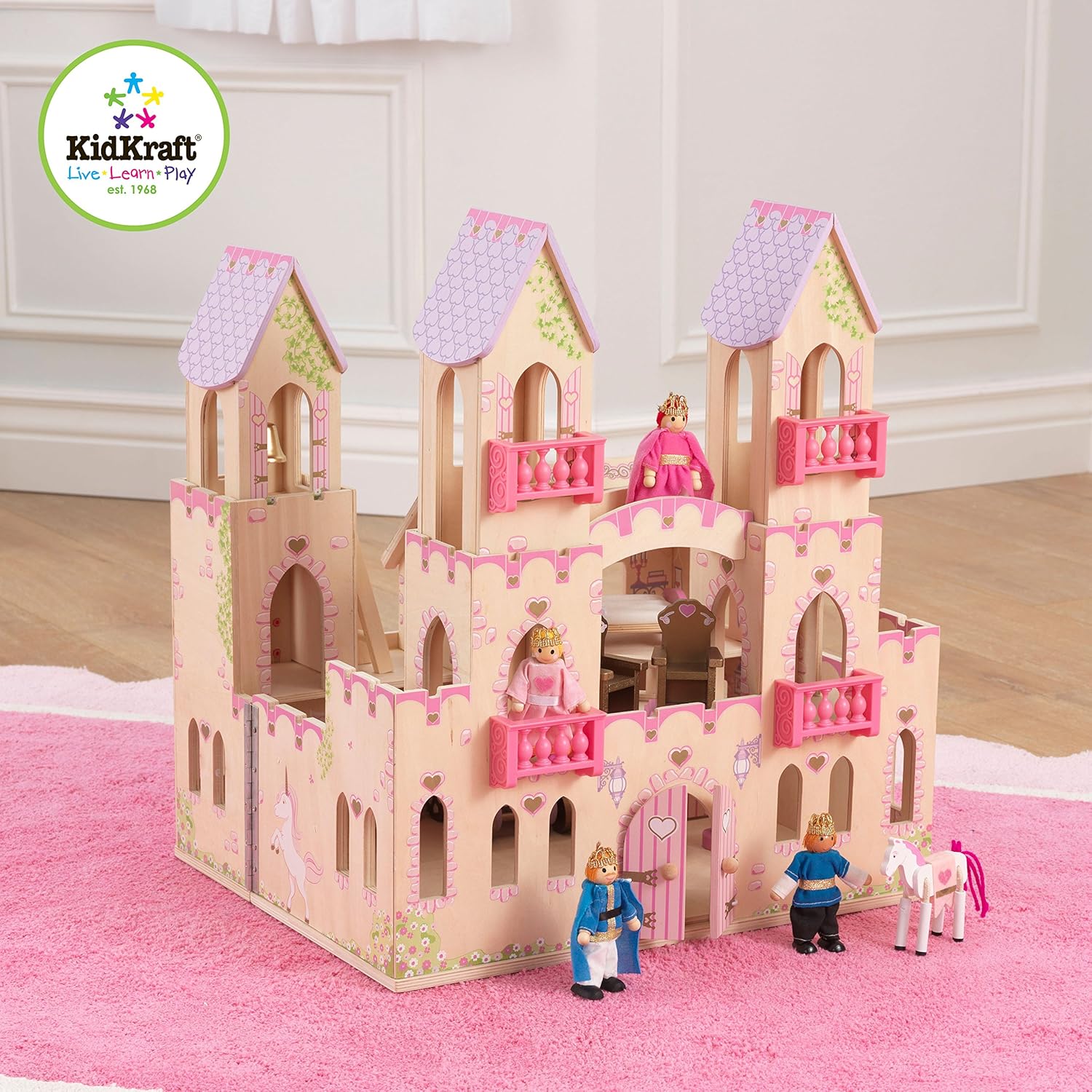 kidkraft wooden castle