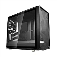 Fractal Design Meshify S2- Mid Tower Computer Case- Airflow/Performance- 3X Silent Fans and Nexus Hub Included- PSU Shroud- M