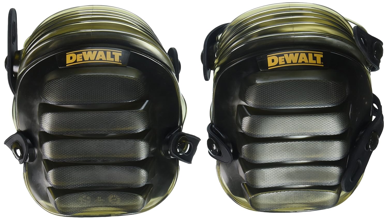 DEWALT DG5217 All-Terrain Kneepads with Layered Gel Padding with Full Size, All Terrain Cap