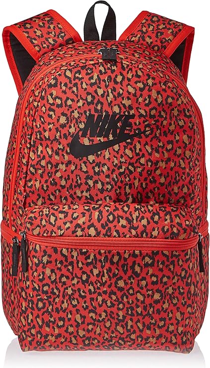 nike sportswear leopard heritage backpack