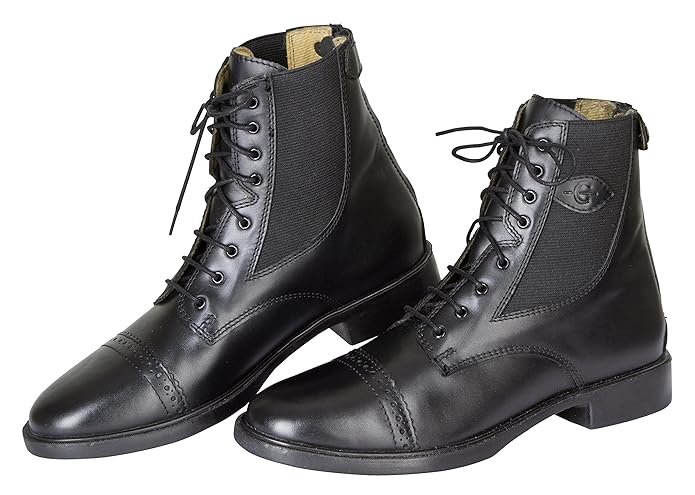 Kerbl Schnürstiefelette Monaco Glattleder Unisex-Erwachsene Reitsportschuhe
