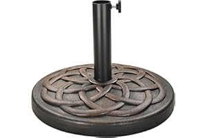 Elevon 35lb Heavy Duty Umbrella Base, Bronze