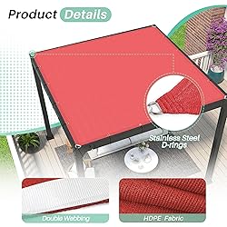SunnyRoyal 17'x27' Sun Shade Sail Straight Edge