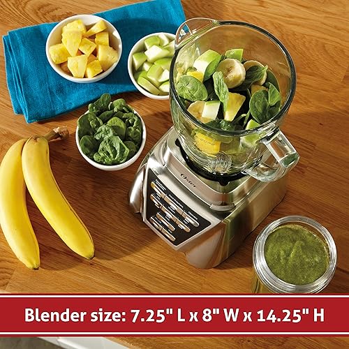 Oster Pro 1200 Smoothie Blender with Glass Jar 24oz To-Go Cup