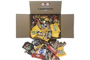CANDYMAN 5.6 LB Bundle Chocolate Assortment Bundle of Peanut M&M's, Snickers, Milky Way, Twix and more - Bulk Chocolate Candy Variety Pack for Parties & Events