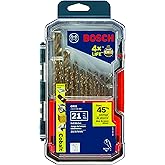 BOSCH 21 Piece Cobalt Metal Drill Bit Set CO21