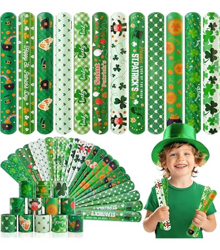 Tsathoggua St Patricks Day Stickers, Groene Klaver Stickers DIY Lucky Ierse Groene Klaver Stickers voor St. Patrick's Day Feestbenodigdheden Decoraties, Kaarten, Geschenkzakken